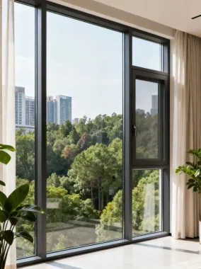 Mẫu Cửa Nhôm Kính 014