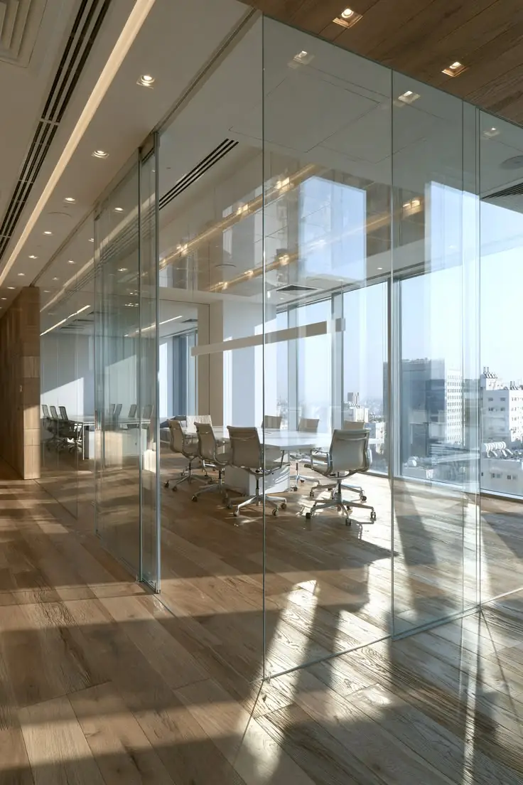 Mẫu Vách Kính Cường Lực 01